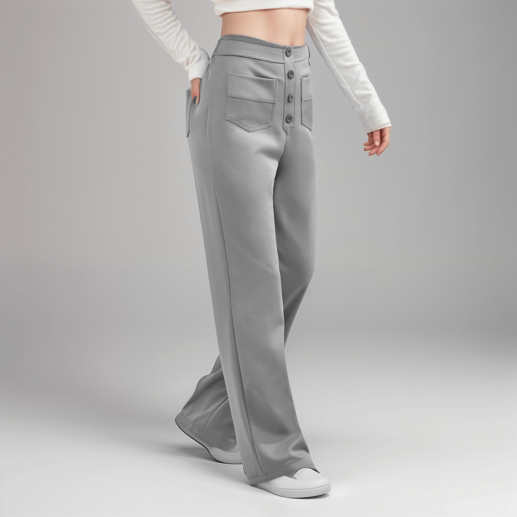 Elsa™ | Högmidjade Elastiska Byxo - Fyndora - Fyndora -