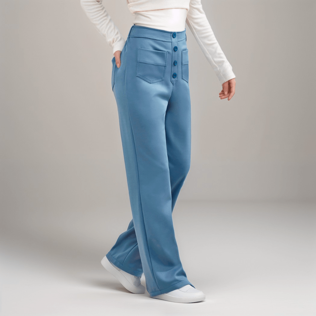 Elsa™ | Högmidjade Elastiska Byxo - Fyndora - Fyndora -
