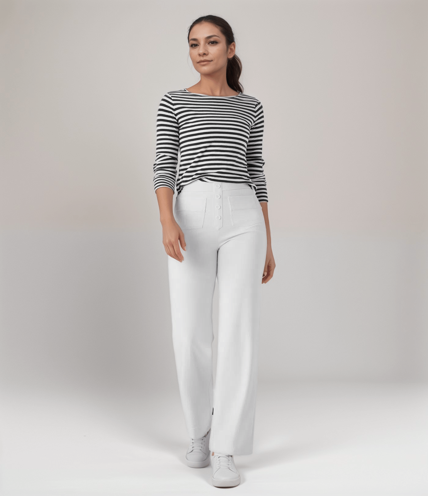 Elsa™ | Högmidjade Elastiska Byxo - Fyndora - Fyndora -