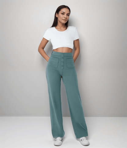 Elsa™ | Högmidjade Elastiska Byxo - Fyndora - Fyndora - 