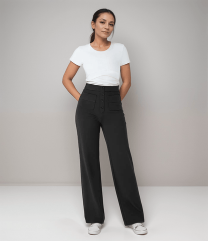 Elsa™ | Högmidjade Elastiska Byxo - Fyndora - Fyndora - 