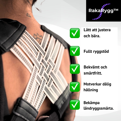 RakaRygg™ - Selen för rätt hållning!