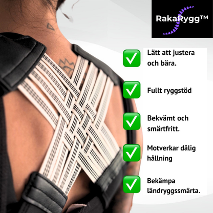 RakaRygg™ - Selen för rätt hållning!